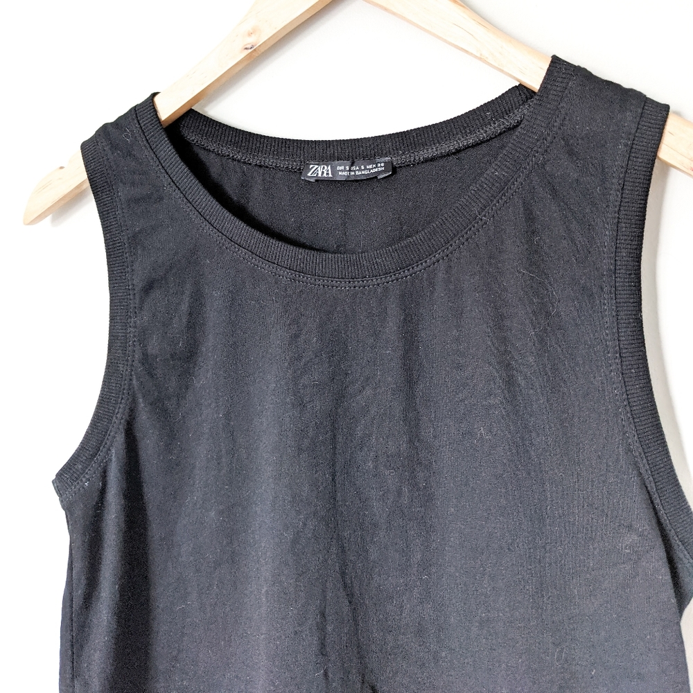Zara Ruffle Crop Tank - Picture 2 of 2